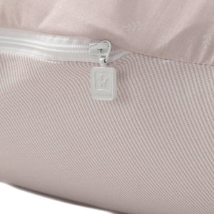 Cambrass Nursing Pillow Moon 80x185x16cm Fresco Pink - removable cover zip detail