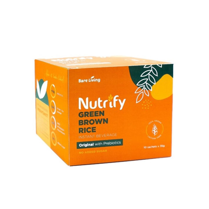 Nutrify Green Brown Rice Original with Prebiotics 35g x 10's