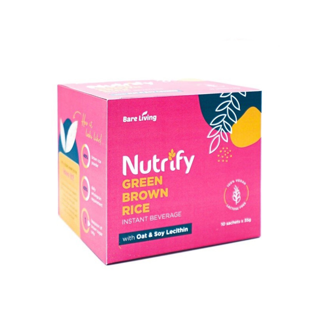Nutrify Green Brown Rice with Oat & Soy Lecithin 35g x 10's