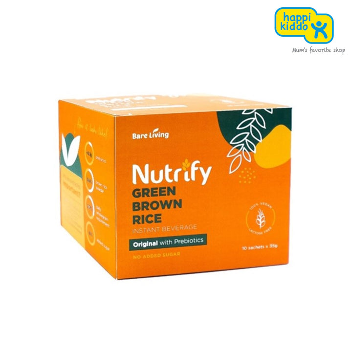 Nutrify Green Brown Rice Original with Prebiotics 35g x 10's