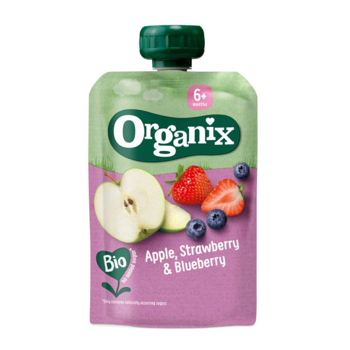 Organix Fruit Puree Baby Pouch 100g (6m+ / 12m+)