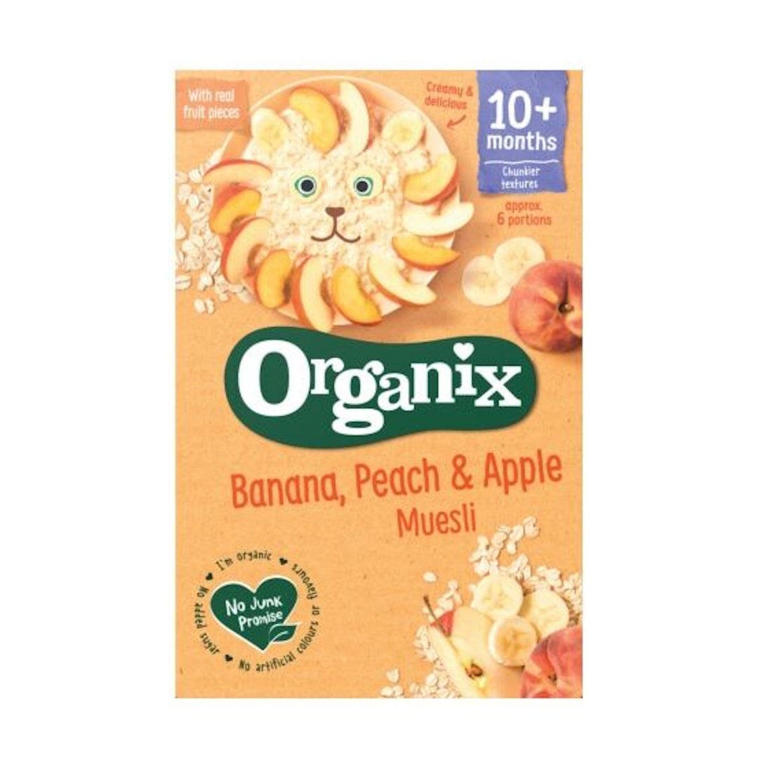 Organix Banana, Peach & Apple Muesli (10m+)