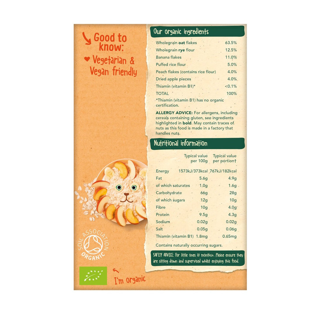 Organix Banana, Peach & Apple Muesli (10m+)