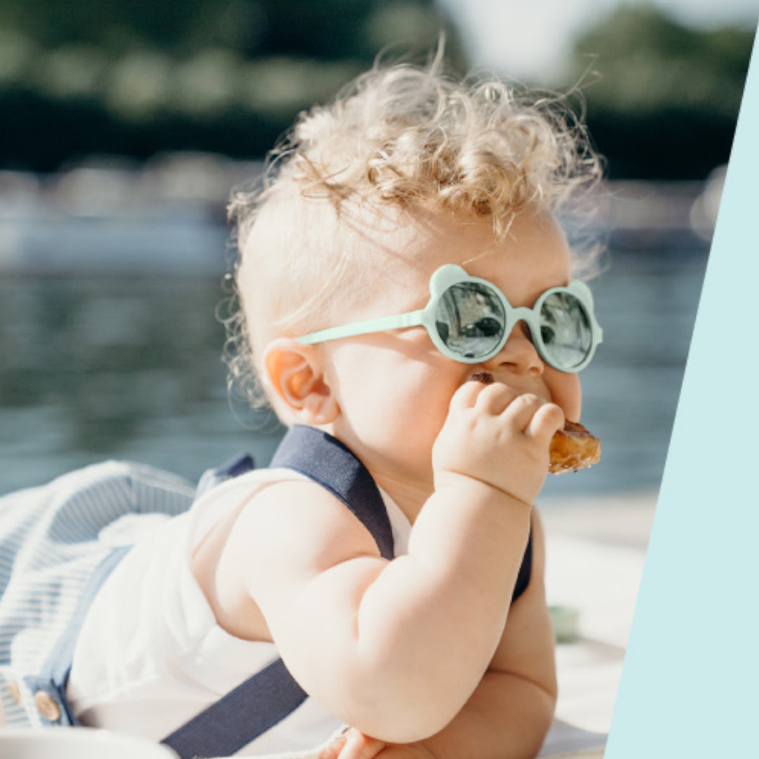 KI ET LA Sunglasses OURSON (1-2 years)- Sky Blue