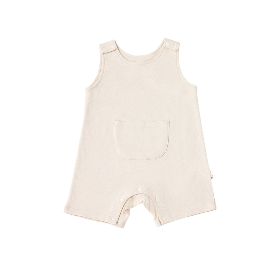 Twinkle Planet Organic Baby Overall - Light Brown