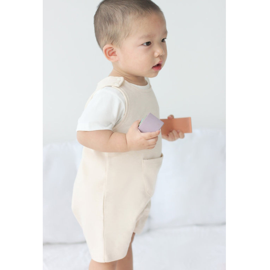 Twinkle Planet Organic Baby Overall - Light Brown