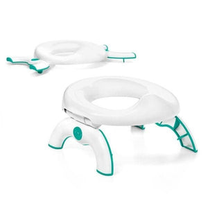 OXO Tot 2-in-1 Go Potty in Teal, potty and toilet seat