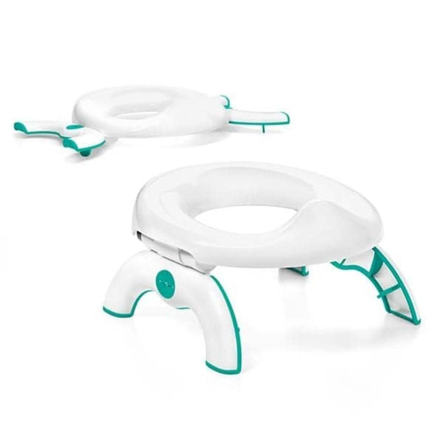 OXO Tot 2-in-1 Go Potty in Teal, potty and toilet seat