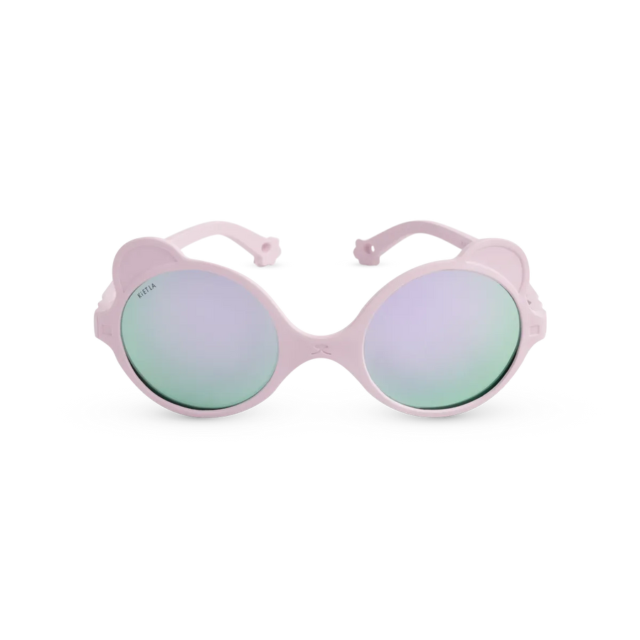 Ki ET LA Ourson sunglasses in Light Pink, front view