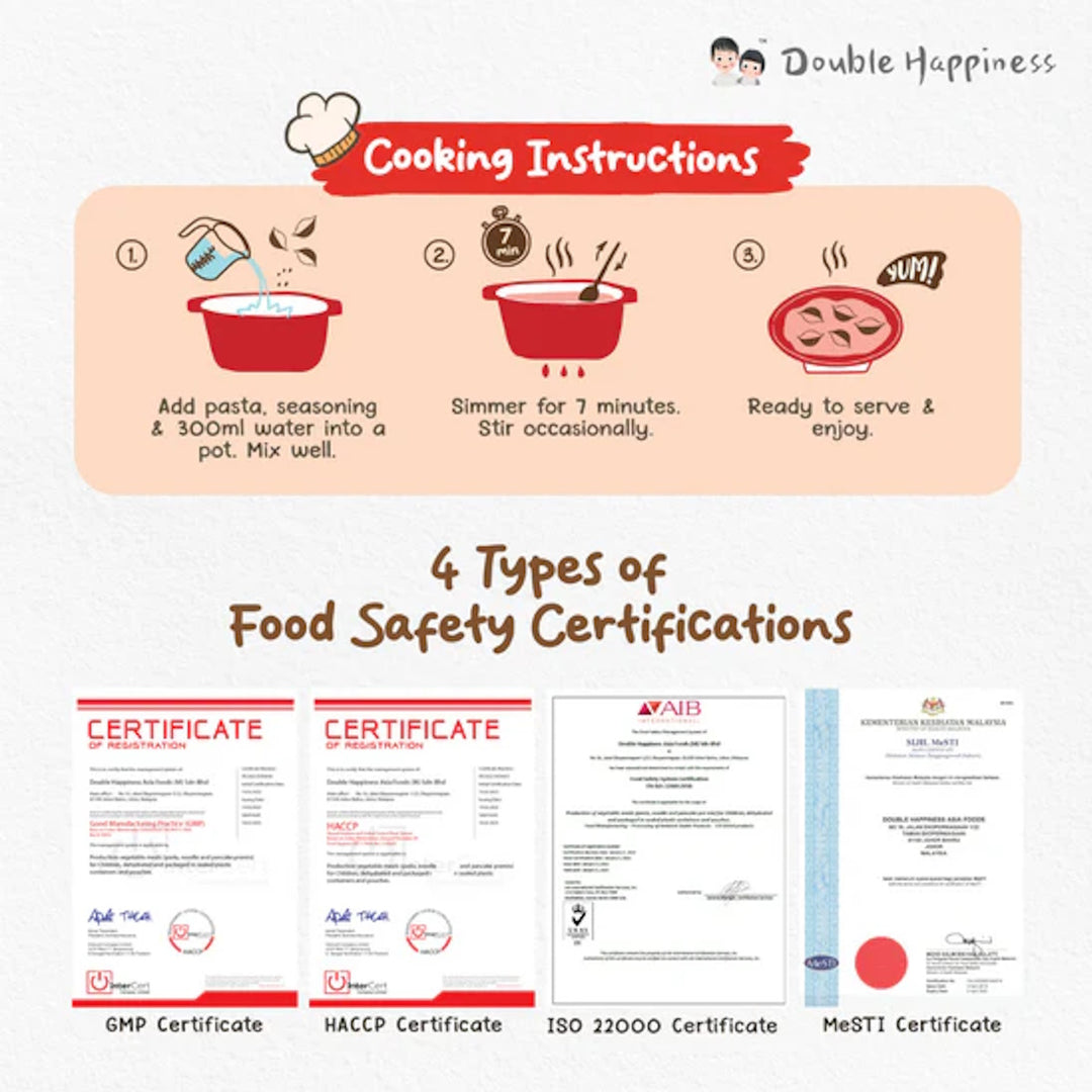 Double Happiness Quick Cook Creamy Pasta