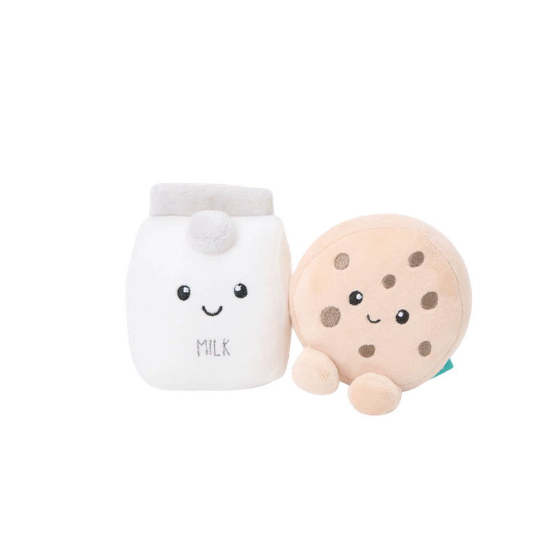 Bubble Perfect Pairs Milk and Cookie magnetic plush set