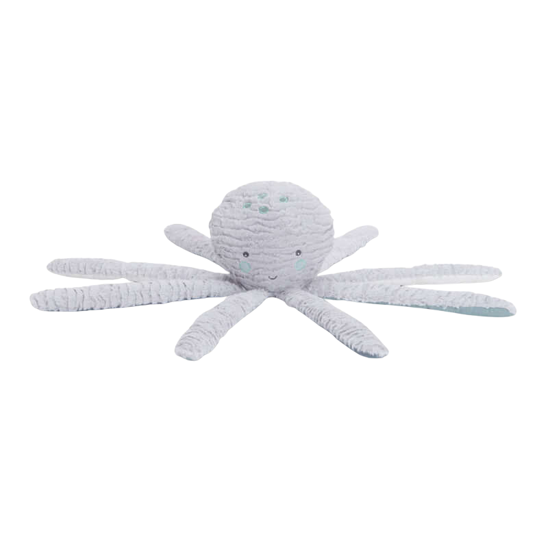 Bubble Plush Inky the Grey Octopus