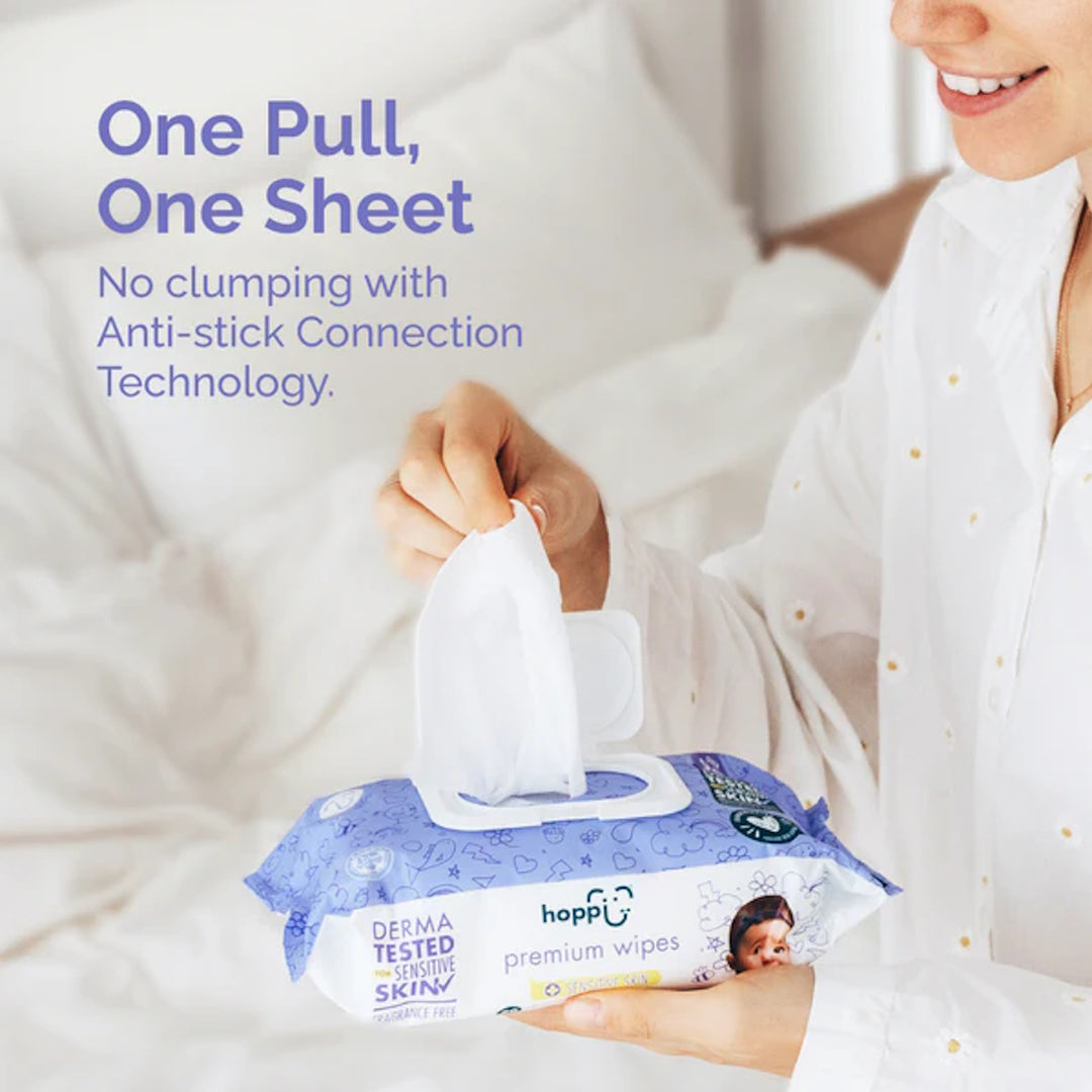 Hoppi Premium Wipes (80 wipes)