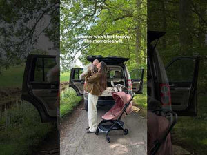 Bugaboo Butterfly 2 Complete Travel Stroller - Black/Dusty Pink - video
