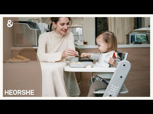 HE OR SHE Baby Fork & Spoon Set- Pink White - video