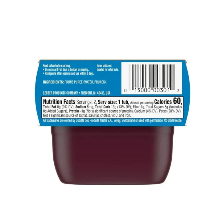 Gerber Prune, 2 Pack, 2 Oz (56 g) Each