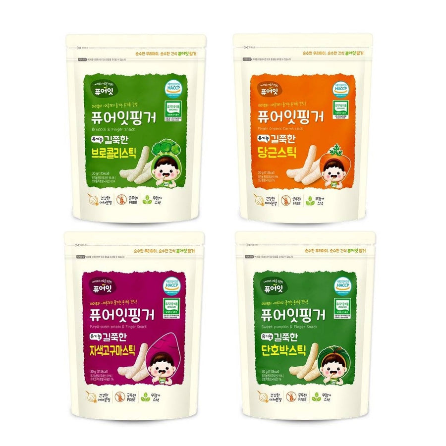 Pure-Eat Finger Organic Long Stick 8months+ 30g (Mix & Match Combo)