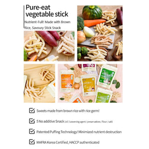 Pure-Eat Finger Organic Long Stick 8months+ 30g (Mix & Match Combo)