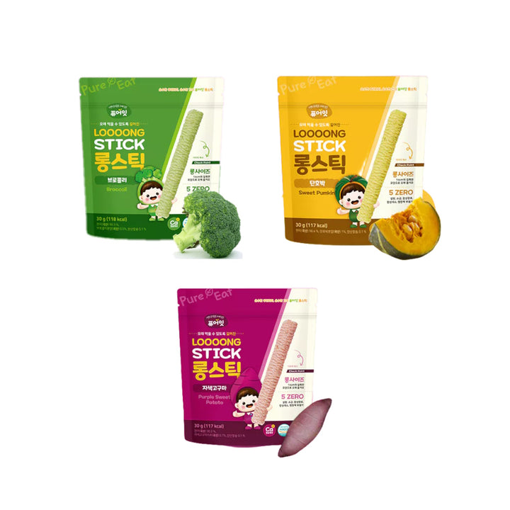 Pure-Eat Organic Loooong Stick, 30g