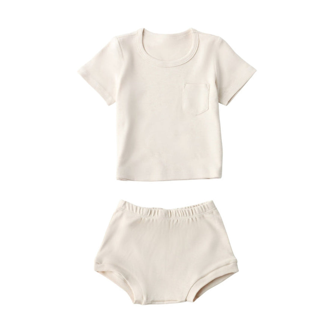 Twinkle Planet Organic Short Sleeves Casual Two-piece Set (18-24m)