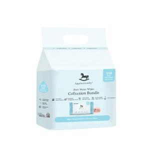 Applecrumby® Premium Pure Water Wipes (80's x 2 packs)