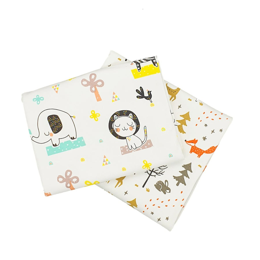 Akarana Baby bed protection sheet, Zebra and Fox designs