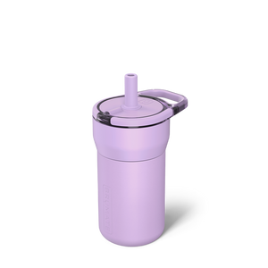 BruMate Leap 12oz kids straw tumbler in Lavender