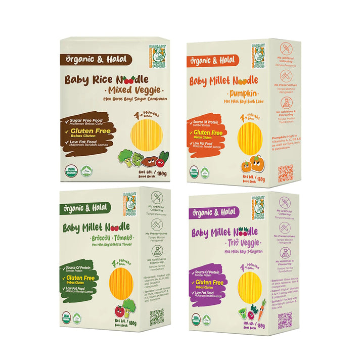 Radiant Whole Food Gluten Free Baby Millet Noodle 180g
