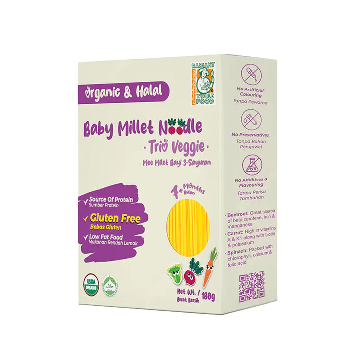 Radiant Whole Food Gluten Free Baby Millet Noodle 180g
