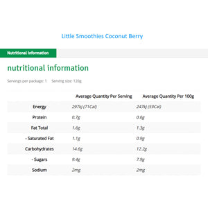 Rafferty's Garden Little Smoothies (1 - 3 years)