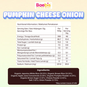 Ingredients Pumpkin Cheese Onion