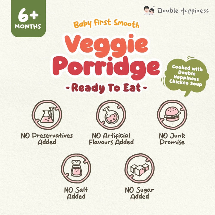 Double Happiness Ready To Eat Baby Porridge (6 months+)