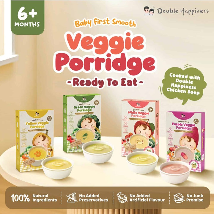 Double Happiness Ready To Eat Baby Porridge (6 months+)