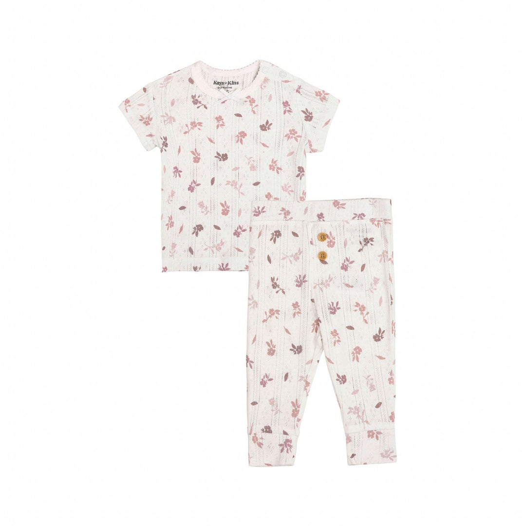 Kays + Kins Pointelle Top & Legging