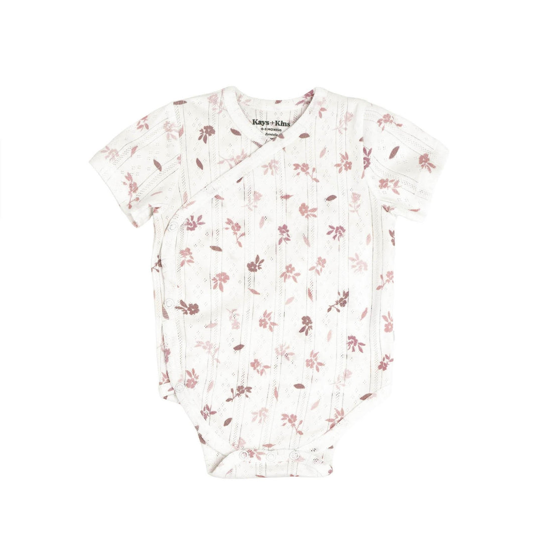 Kays + Kins Pointelle Kimono Roselle