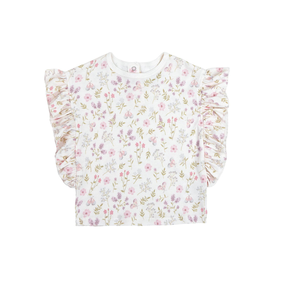Kays + Kins Ruffled Top