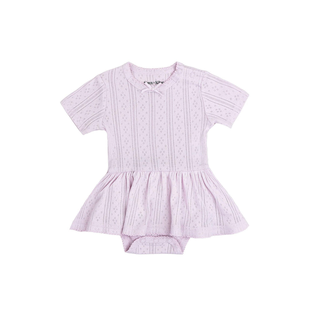 Kays + Kins Pointelle Dress