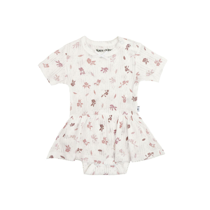 Kays + Kins Pointelle Dress