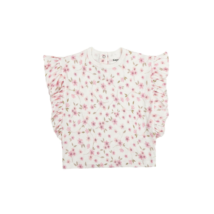 Kays + Kins Ruffled Top