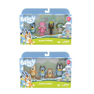 Bluey Season 3 - 4 Figure Pack Assorted