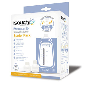 Isa Uchi breast milk storage bags starter pack box