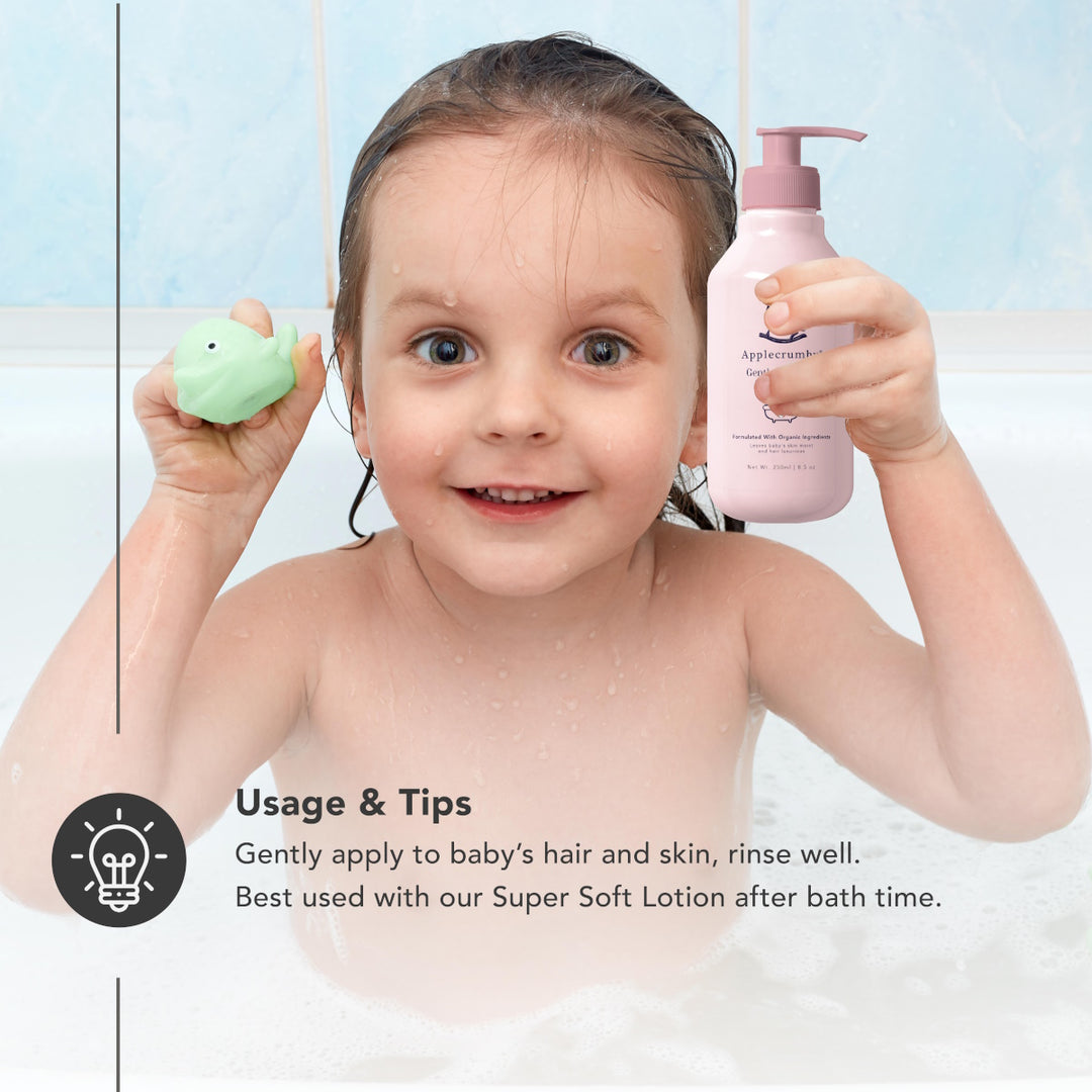Applecrumby® Gentle Shampoo & Body Wash 250ml