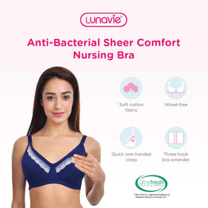 Lunavie Sheer Comfort Nursing Bra