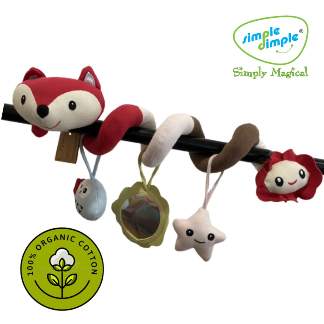 Simple Dimple Organic Cotton Spiral Activity Toy