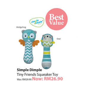 Simple Dimple Tiny Friends Squeaker Toy - image 2 - Happikiddo.com
