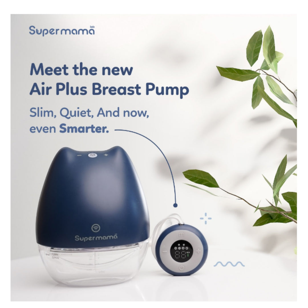 Supermama Air Plus Wearable Electric Breastpump With Remote (Single)