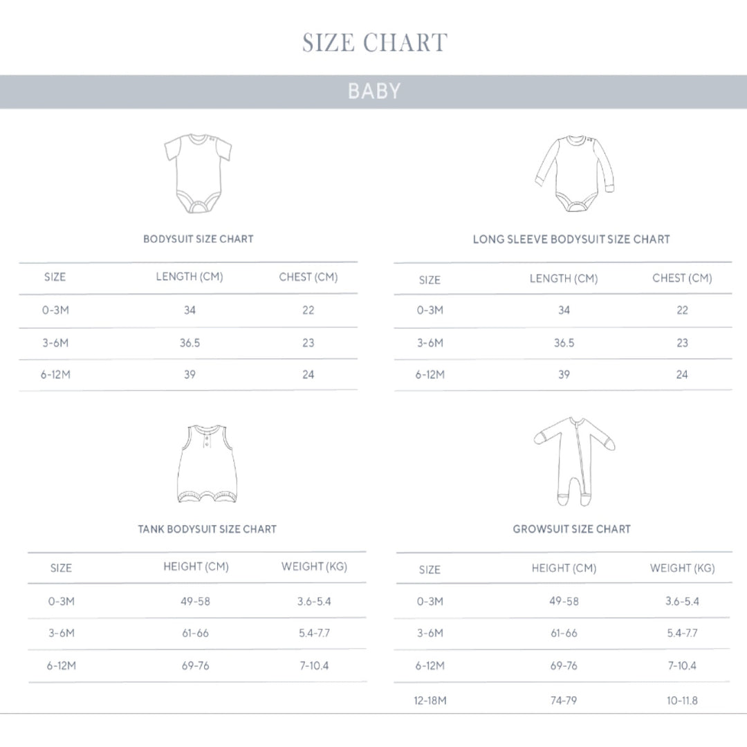 Kays + Kins Organic Short Sleeve Bodysuit