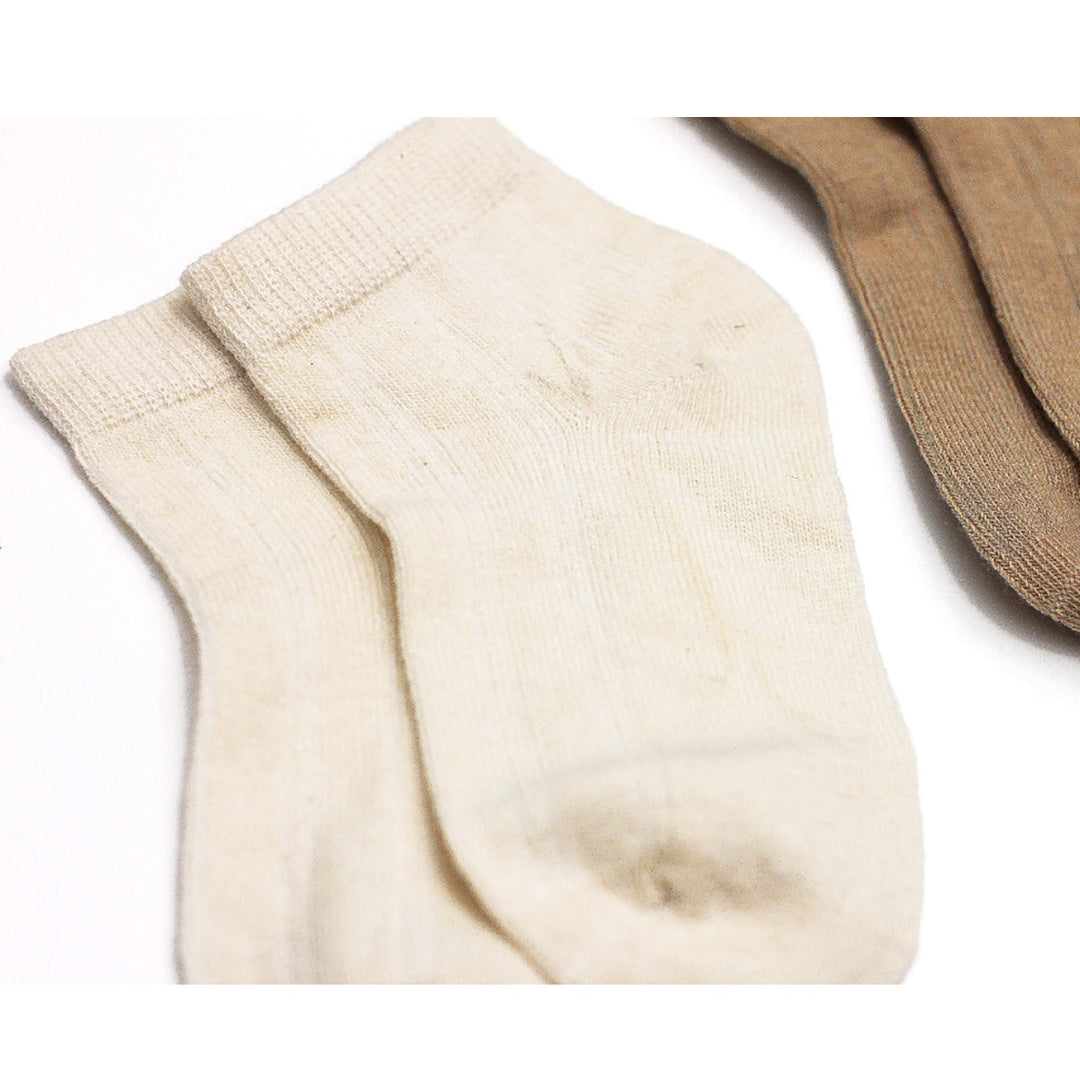 Twinkle Planet Organic Baby Socks (3 Pairs Bundle) - Dark Brown