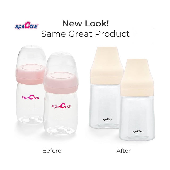 Spectra Wide Neck PP Storage Bottles 160ml- Pack of 2