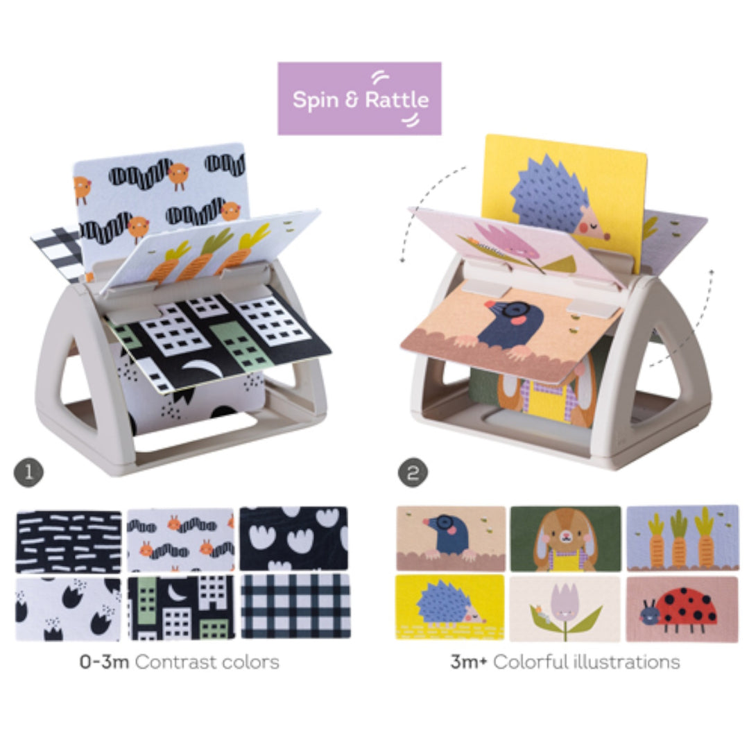 Taf Toys Tummy Time Spinning Book